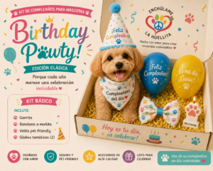 Kit de Cumpleaños para Mascotas “Birthday Pawty”